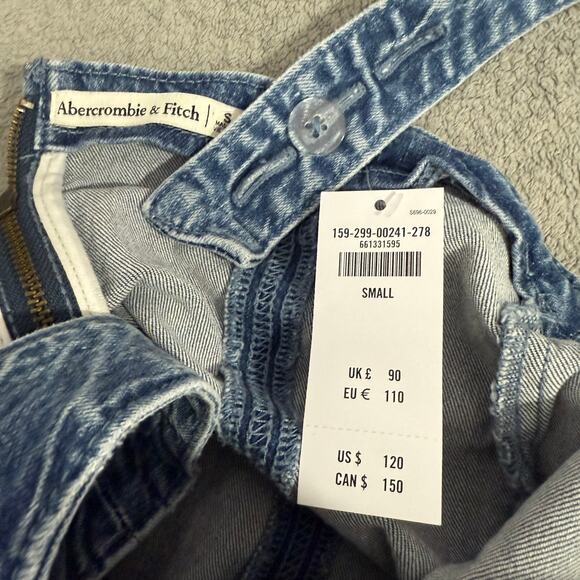 NWT The A&F Mila Denim Midi Dress, Medium Denim, S - Picture 5 of 6